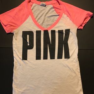 Victoria Secret PINK Deep V-Neck Tee